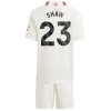 Conjunto Manchester United Shaw 23 Equipamento Terceiro 2023-24 - Criança